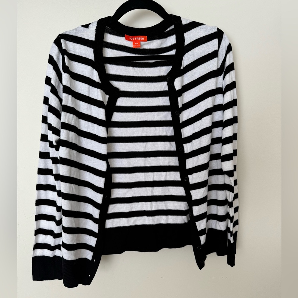 Joe Fresh Striped Cardigan
